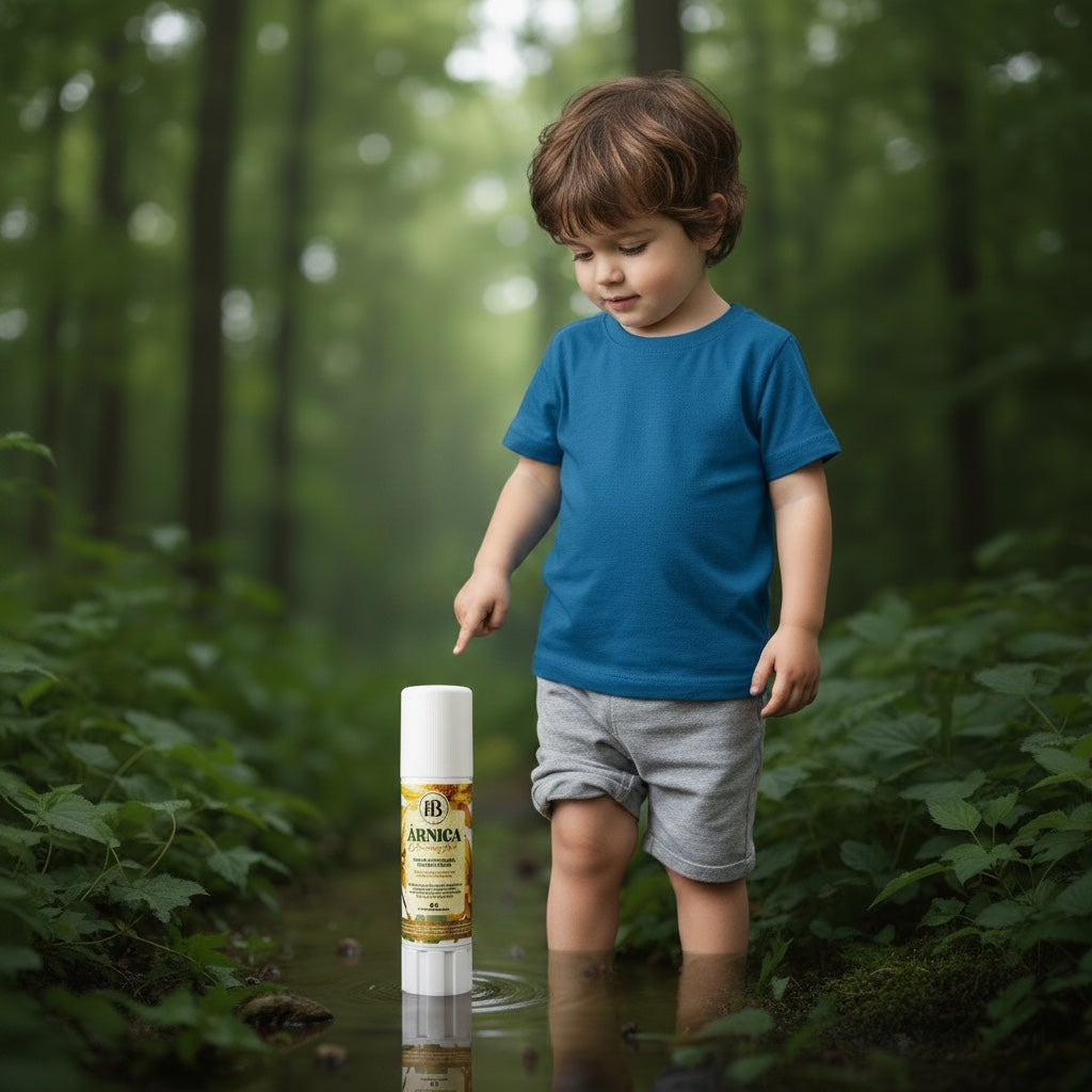 Mi tienda Arnica Rescue Stick para alivio de inflamación y dolor, formato en barra, ideal para golpes y músculos.